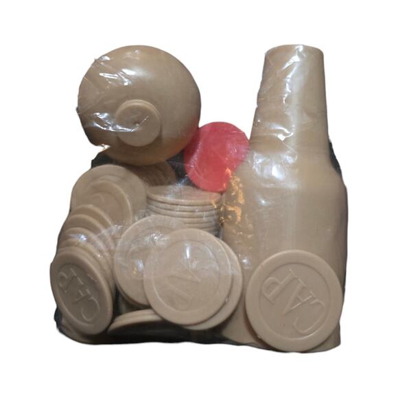 Vintage Stacking Bottle Cap Game - Picture 2 of 3